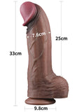 13'' Dual Layered Silicone Cock XXL 33 cm - LV411064