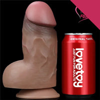 Lovetoy 18 Cm Çift Katmanlı Ultra Kalın Melez Dildo - FA-411050