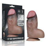 Lovetoy 18 Cm Çift Katmanlı Ultra Kalın Melez Dildo - FA-411050