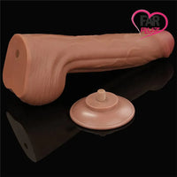 Lovetoy 29 Cm Çift Katmanlı Kayar Derili Melez Dildo - FA-317061