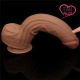 Lovetoy 31 Cm Çift Katmanlı Kayar Derili Melez Dildo - FA-317062