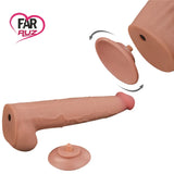 Lovetoy 34 Cm Çift Katmanlı Kayar Derili Dildo - FA-317053