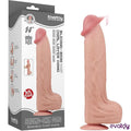 Lovetoy 36 Cm Çift Katmanlı Kayar Derili Dildo - FA-317054