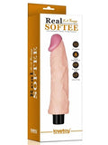 Lovetoy 8" REAL SOFTEE Titreşimli Et Dokusunda Vibratör 20 cm - LV0913