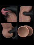 9.5'' Dual Layered Silicone Cock XXL 24.5 cm - LV411061