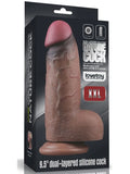 9.5'' Dual Layered Silicone Cock XXL 24.5 cm - LV411061
