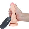 17 cm Belden Bağlamalı Titreşimli Realistik Dildo Penis Set - U6088B
