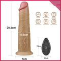Lovetoy Çift Katmanlı Oynar Başlı 20,5 Cm Vibratör - FA-LV410210
