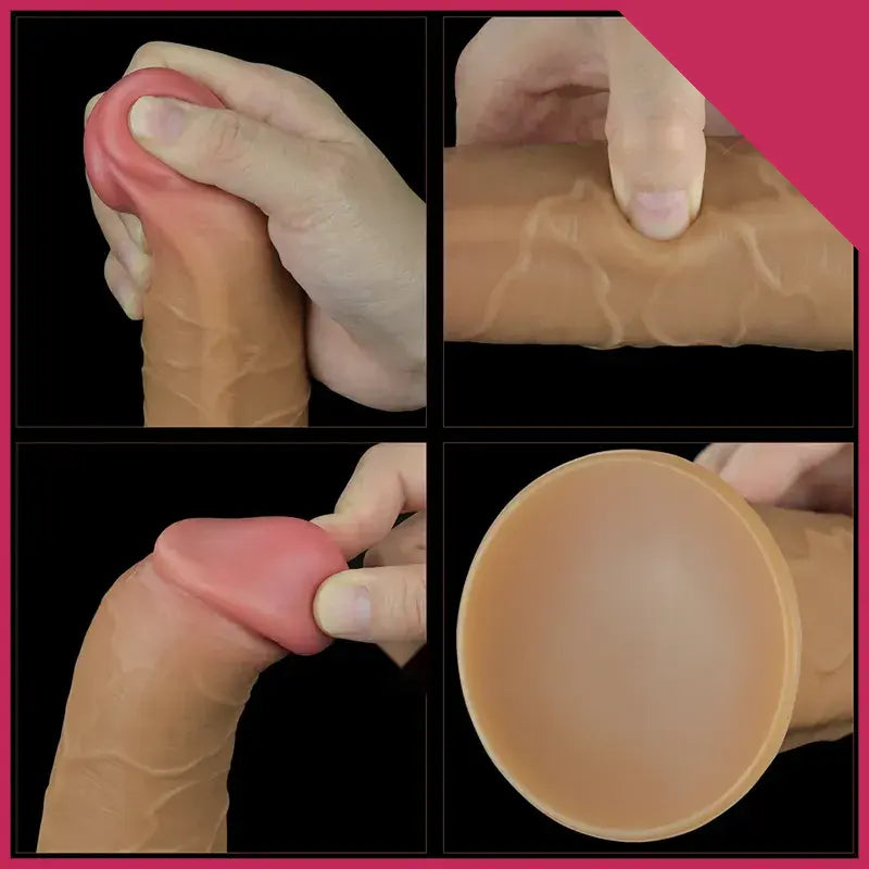 Lovetoy Çift Katmanlı Oynar Başlı 20,5 Cm Vibratör - FA-LV410210