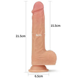 Lovetoy Çift Katmanlı Platin Silikon Oynar Başlı Vibratör - FA-LV4032