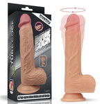 Lovetoy Çift Katmanlı Platin Silikon Oynar Başlı Vibratör - FA-LV4032
