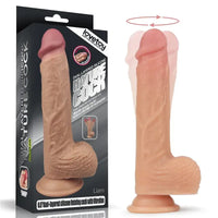 Lovetoy Çift Katmanlı Platin Silikon Oynar Başlı Vibratör - FA-LV4032