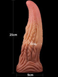 LoveToy Çift Katmanlı Platinyum Silikon Monster Dildo 25 cm - LV411018