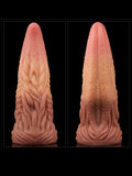 LoveToy Çift Katmanlı Platinyum Silikon Monster Dildo 25 cm - LV411018
