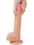 LoveToy Çift Katmanlı Platinyum Silikon Realistik Dildo 22 cm - LV4003