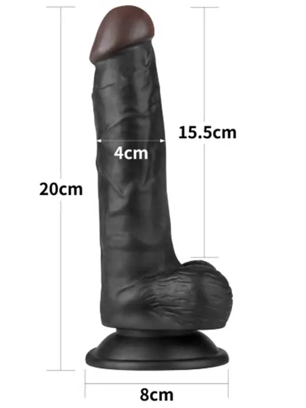 Belden Bağlamalı İçi Dolu 20 cm Siyah - LV715027