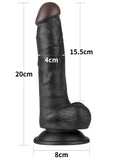Belden Bağlamalı İçi Dolu 20 cm Siyah - LV715027