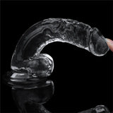 Lovetoy Flawless Clear 19 Cm Şeffaf Gerçekçi Dildo - FA-310016