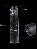 LoveToy Flawless Şeffaf Penis Kılıfı 2.5 cm Uzatmalı - LV314013