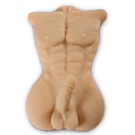 2 İşlevli Gerçek Ölçülerde Realistik 18 cm Penisli Erkek Vücut - Daniel - U6071