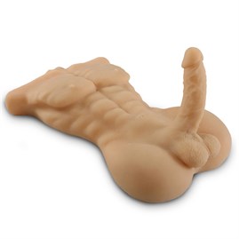 2 İşlevli Gerçek Ölçülerde Realistik 18 cm Penisli Erkek Vücut - Daniel - U6071