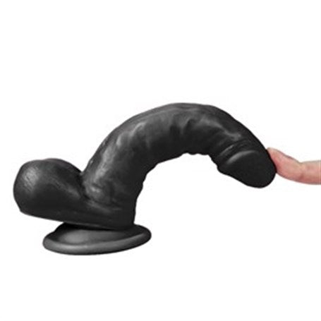 17 cm Belden Bağlamalı Realistik Dildo Zenci Penis Set - U6102B