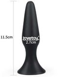 LoveToy Silicone Anal Plug S 11.5 cm Siyah - BK18S