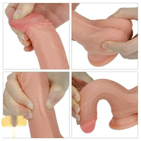 Lovetoy Nature Cock 18 Cm Çift Katlı Dildo - FA-4001F