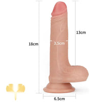 Lovetoy Nature Cock 18 Cm Çift Katlı Dildo - FA-4001F