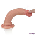 LoveToy Nature Cock 18 Cm Çift Katmanlı Düz Dildo - FA-4002