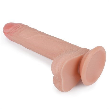 Belden Bağlamalı Nature Yeni Nesil Teknolojik Penis Realistik Anal Dildo 18 cm - LV4001FB