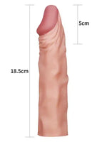 LoveToy Pleasure X Tender Gerçekçi Penis Kılıfı 5 cm Uzatmalı - LV1053