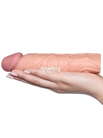 LoveToy Pleasure X Tender Realistik Penis Kılıfı 2.5 cm Uzatmalı - LV1051F