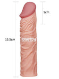 [DEV İNDİRİM] %45 İndirim – LoveToy Pleasure X Tender Realistik Penis Kılıfı 5 cm Uzatmalı - CA-LV1052