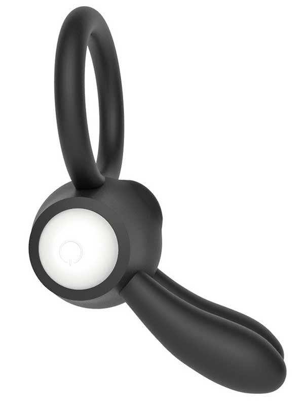 LoveToy Power Clit Titreşimli Klitoris Uyarıcılı Silikon Penis Halkası - LV1422