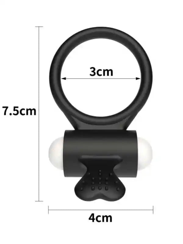 LoveToy Power Clit Titreşimli Silikon Penis Halkası - LV1421