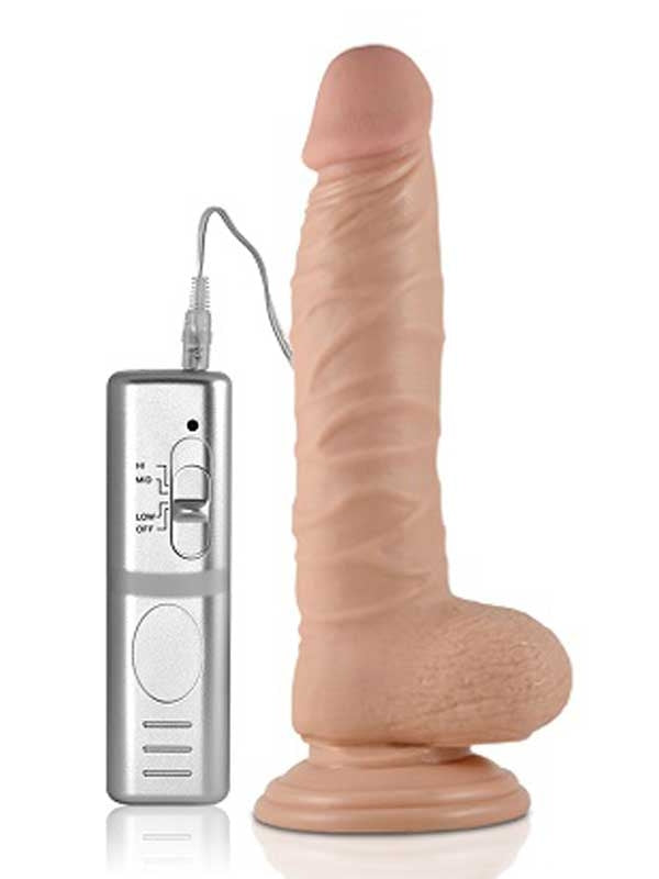 LoveToy Realistik Titreşimli Dildo 21 cm - LV350041-1