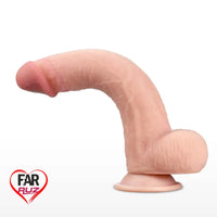 LoveToy Sliding 20 Cm. Çift Katmanlı Dildo - FA-317002