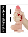 LoveToy Sliding Çift Katmanlı Realistik Dildo 17.5 cm - LV317001