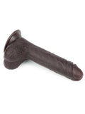 Kayar Derili Çift Katmanlı Gerçekçi Dildo 17.5 cm Siyah - LV317011