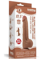 LoveToy Sliding Skin Dual Layer Çift Katmanlı Dildo 29 cm Melez - LV317061