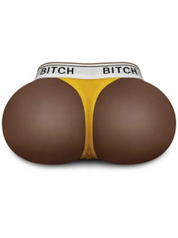 LoveToy Streetgirl's Bitch Çift Girişli Gerçekçi Tangalı Siyah Kalça 2.5 kg - LV352041
