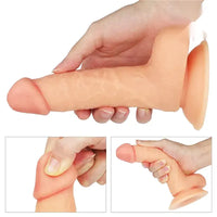 LoveToy The Ultra Soft Dude 18 Cm Dildo - FA-1087