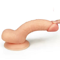 LoveToy The Ultra Soft Dude 18 Cm Dildo - FA-1087