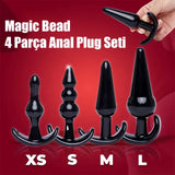 Magic Bead 4 Parça Anal Plug Seti - FA-431-1