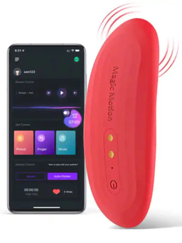 Magic Motion NYX Telefon Kontrollü Çiftler İçin Giyilebilir Vibratör - MMNYX