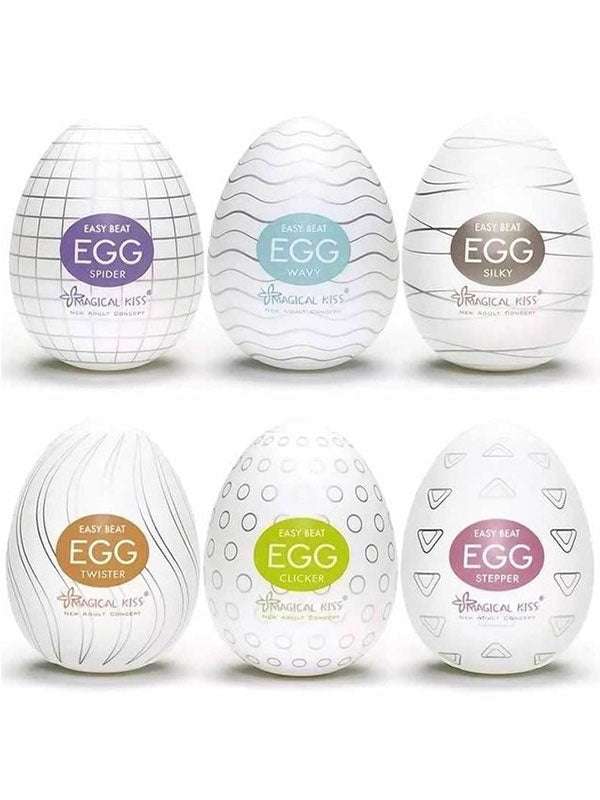 Magical Kiss Egg Erkeklere Özel Esnek Yumurta 6'lı - C-8085