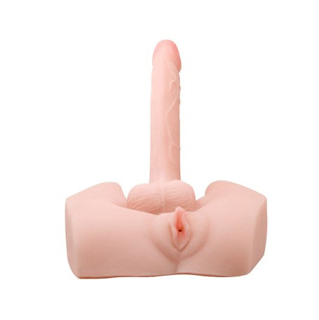 Titreşimli Ses Çıkarma Özelliğine Sahip Realistik Penis Ve Vajina - 9042