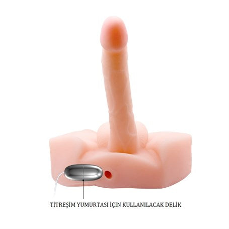 Titreşimli Ses Çıkarma Özelliğine Sahip Realistik Penis Ve Vajina - 9042