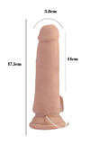 Mantric Muse 17.5cm x 3.8 cm Kıkırdaklı Gerçekçi Realistik Vibratör - C-CH7800